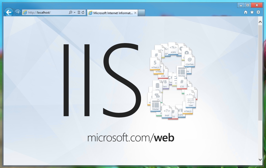 Установка IIS 8 на Windows 8