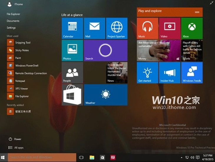 Windows 10 Build 10064