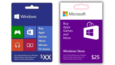 Подарочные карты для покупок в Windows Store