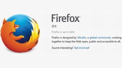 Mozilla выпустила Firefox 25