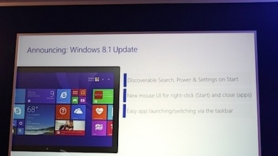 Windows 8.1 Update ориентирован на обычные ПК