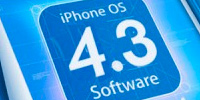 Apple iOS 4.3 вышла на два дня раньше срока