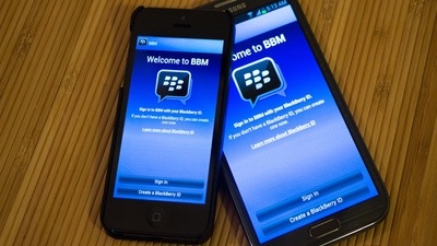 Запуск BlackBerry Messenger на iOS и Android провалился
