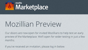 Mozilla запустила магазин Mozilla Marketplace