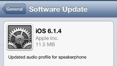 Apple выпустила iOS 6.1.4 для iPhone 5