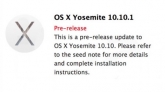 Вышла вторая бета-версия OS X 10.10.1