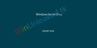 Скриншот установки бета-версии Windows Server 8