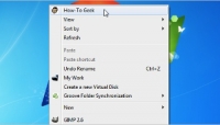 Добавляем элементы в контекстное меню рабочего стола Windows 7