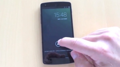 Nexus 5 засветился на видео