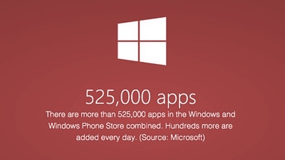 В магазинах Windows уже более 500 000 приложений