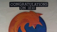 Mozilla поздравила Microsoft с выходом IE10 тортиком