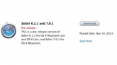 Apple выпустила Safari 6.1.1 и 7.0.1 для разработчиков
