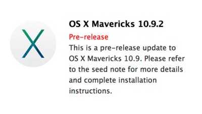 Apple выпустила OS X 10.9.2 Beta 2
