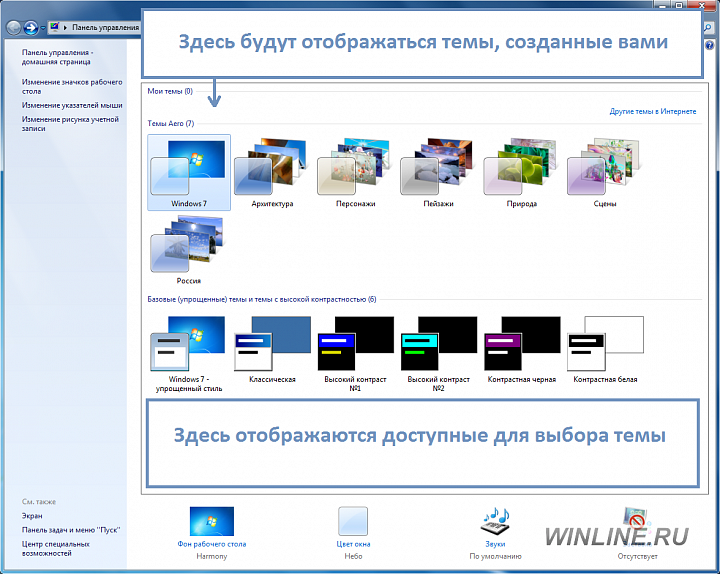 Как создать свою тему Windows 7, фотография 1