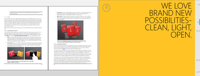 Windows 8: ридер PDF