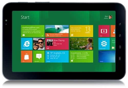 Планшетники с Windows 8 появятся в конце 2012 года