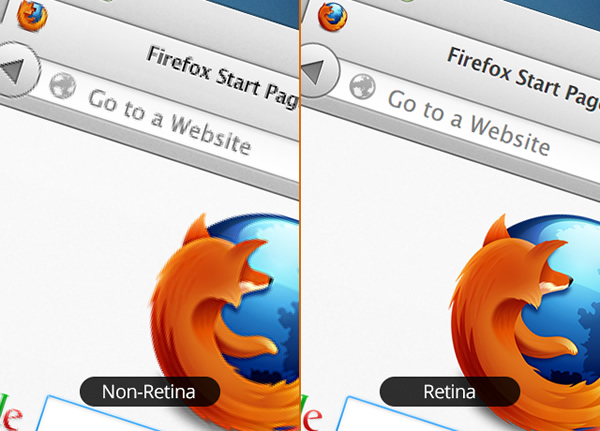 Firefox 18 с поддержкой Retina