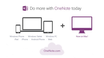 Вышла бесплатная версия OneNote для OS X и Windows