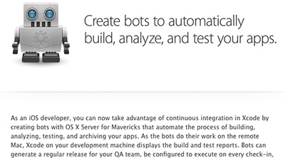 Разработчики Apple могут тестировать приложения ботами